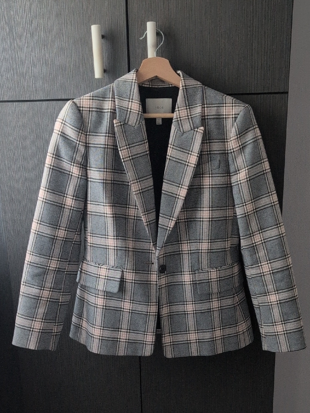 JOIE Women's Anilah Plaid 1-Button